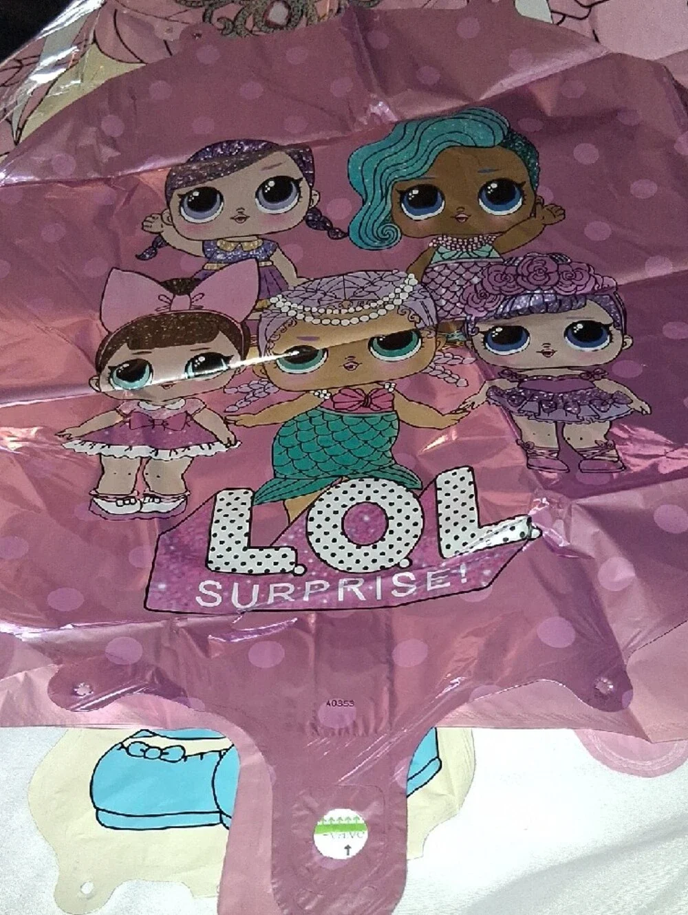 Set Of 5 Foil L.O.L.  Balloons